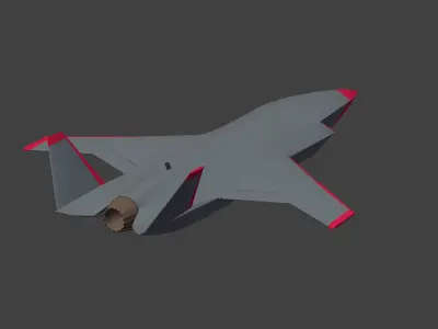 MQ-28 Ghost Bat Boeing 3D print model