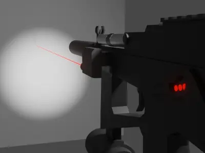 Custom PP2000 Low Poly Free 3D model