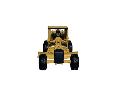 Motor Grader 3D Model Road Construction Leveling Machine 01 3D model