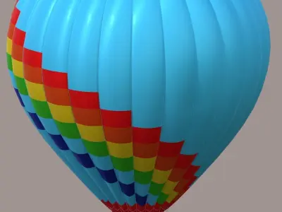 HOT AIR BALLOON 3D model 20