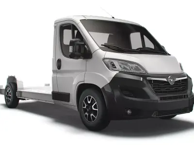 Opel Movano 3540 L4 platform cab 2022 3D model