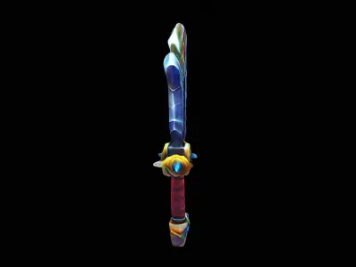 stylized sword 3D model purchase