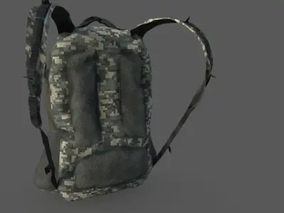 MILITARY BACKPACK 3D model purchase
