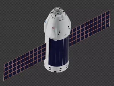 ISS Deorbit Vehicle 3D model