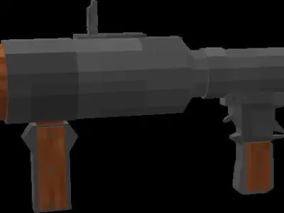 Low Poly Rpg-7 Low-poly 3D model