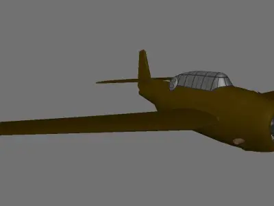 Avenger Plane 03 3D model