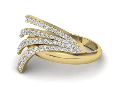 Women ring 3dm Render details 3D print model