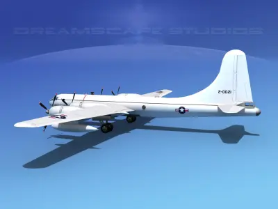Boeing RB-50 Superfortress II  3D model