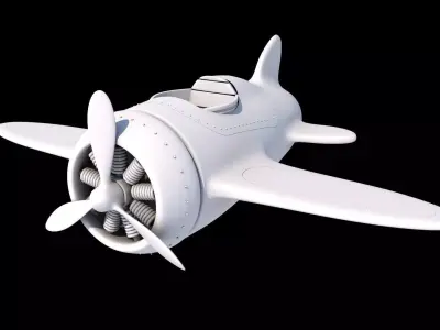 Airplane Toy  3D model