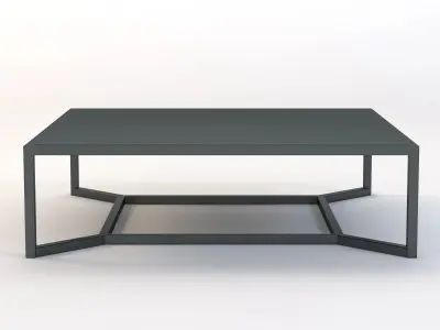 Bloc 4881 Low Coffee Table by Gloster 3D model