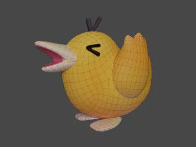 Bird Game Model 15 Low-poly 3D model
