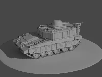 IDF Ofek Heavy APC 3D print model
