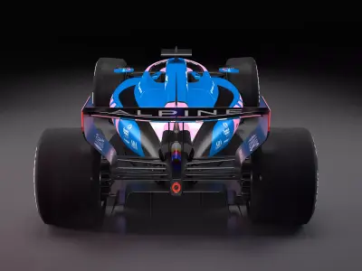 2026 BWT Alpine F1 plus Photoshop files 3D model