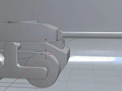War Tank Free low-poly 3D model