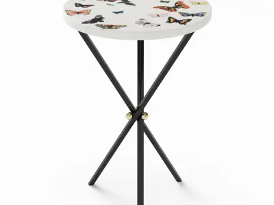 Set Coffee Table Low-poly 3D model