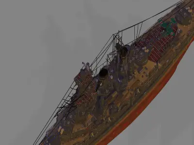 IJN Haruna 3D model