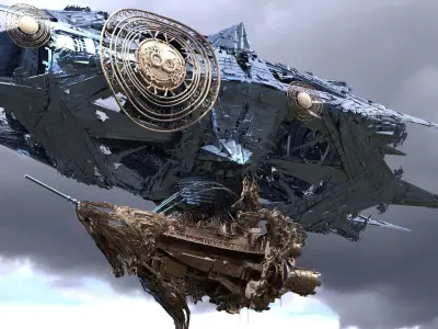 Dr Strange Ship 4 3D model
