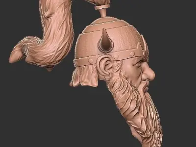 Flint Fireforge Mythic Legions Head 3D print model