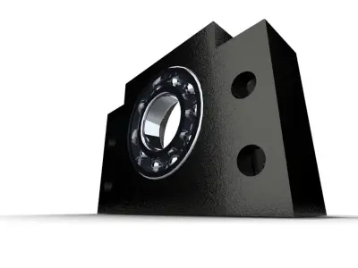 BF40 supports 3D model