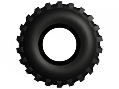Tractor Tire 3D model from CGTrader