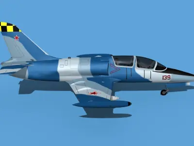 Aero Vodochody L-39C Albatross Russia 1 3D model