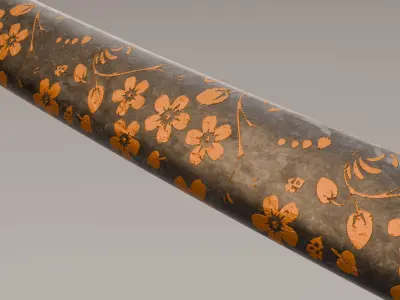 Japanese Katana 3D model purchase