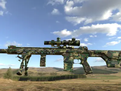 A and K Specialized DMR2 Low-poly 3D model