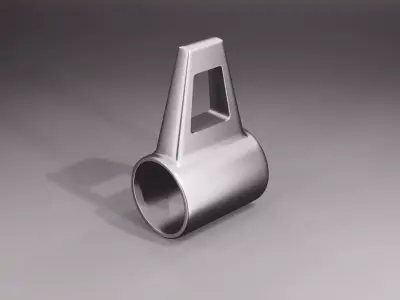 Mechanical - Cylindrical part Low-poly 3D model