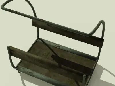 trolley Low-poly 3D model buy