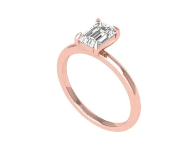 Wedding Ring  3D print model 68