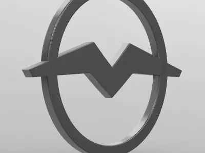 mmz logo 3D model