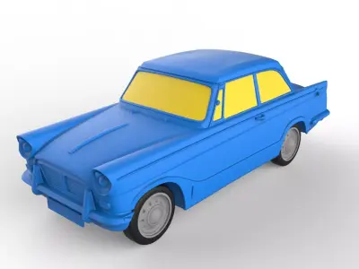 Triumph Herald 1967 Classic Car 3D print model