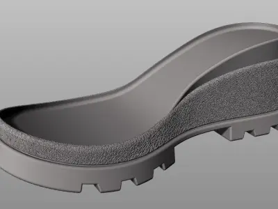 3D Shoes Sole 3D model