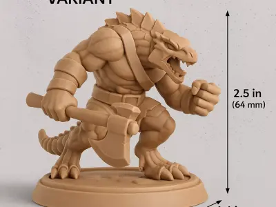 CARAPACE BRUTE  Alien Tank Class Enforcer 3 Brutal Poses 3D print model