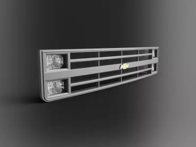 Front grille for Chevy GMC C10 1984 3D print model