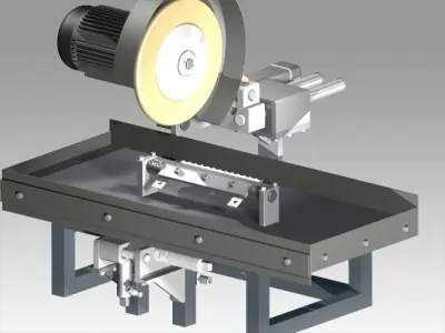 Cutting Blade Sharpener 3D model
