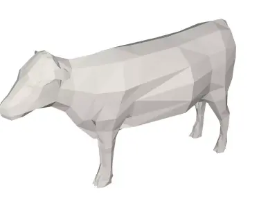 Cow animal Low-poly 3D model
