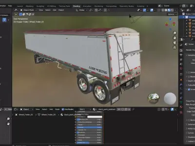 Hopper Trailer  3D model