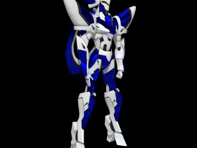 Muga Briheight - Back Arrow Anime 3D model