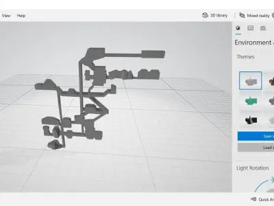 Mount Weather From the 100 SHELL Free 3D model