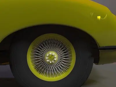 JAGUARR with air-lift-custem-spoiler  Free 3D model