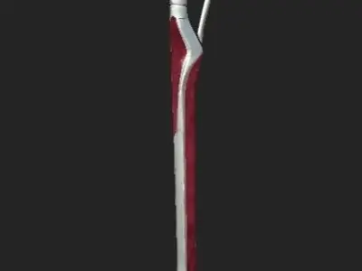 Blooded Katana 3D model