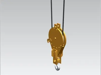 TOWER CRANE -Trolley- Free 3D model