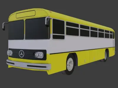 Mercedes Benz Monobloco O-362 Low-poly 3D model