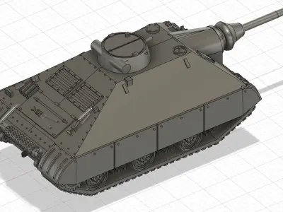 Schwerer Kleiner Panzer  3D print model