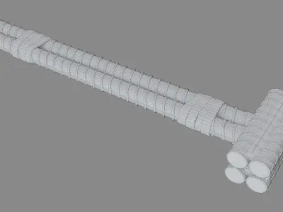 Rebar Sledgehammer Free low-poly 3D model