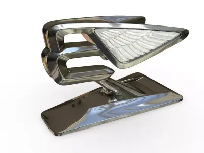 bentley logo 3D model V1