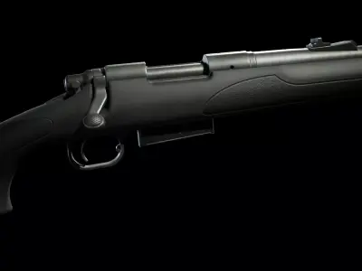 PBR - R700 Hunting Rifle - Game-Ready 3D Asset Low-poly 3D model
