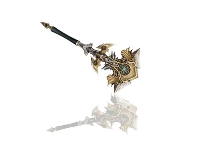 Regalia Axe Low-poly 3D model