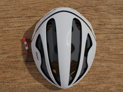 BICYCLE HELMET 3D model 2